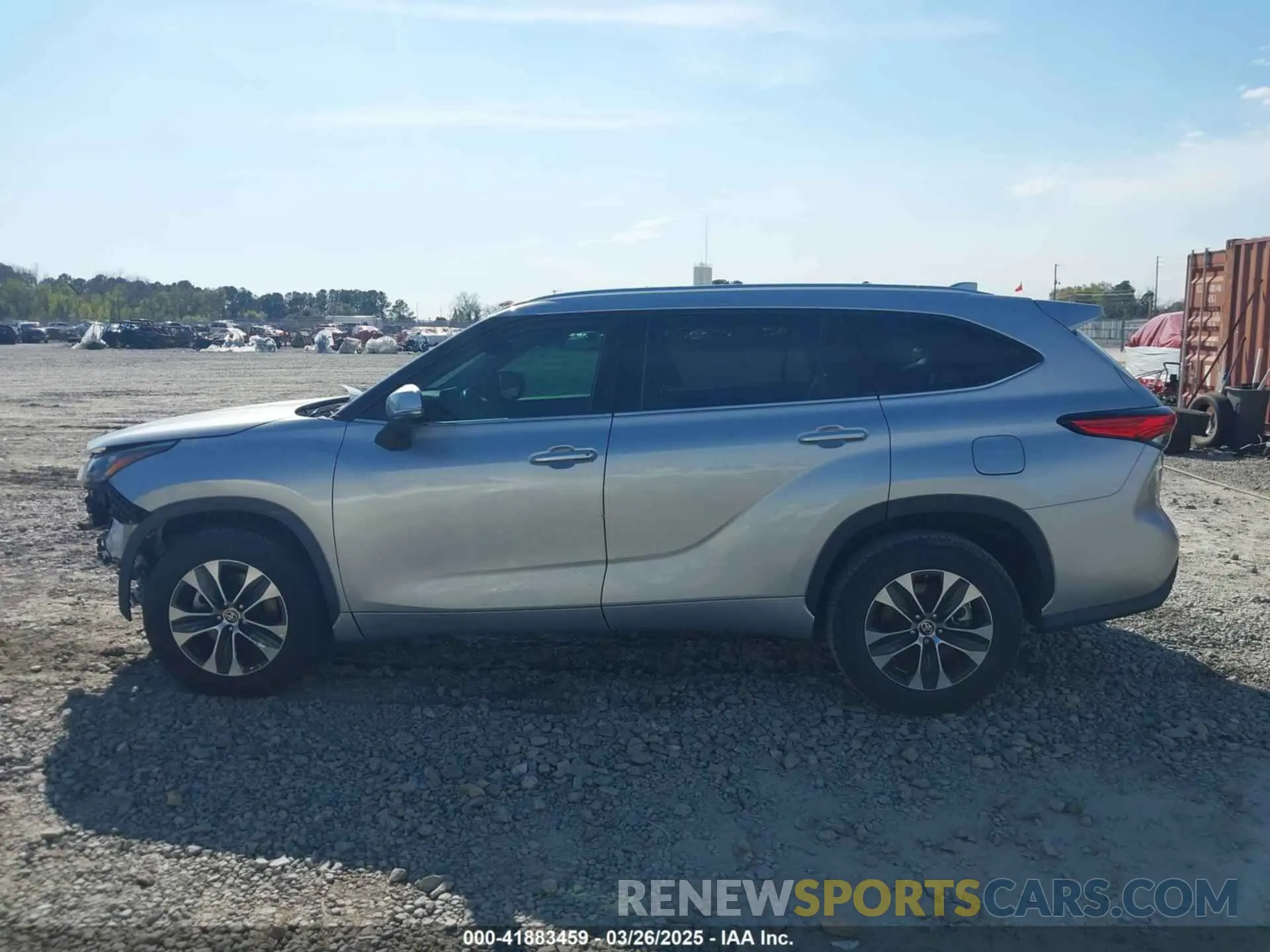 13 fotografías del automóvil dañado 5TDHZRAH1LS511607 TOYOTA HIGHLANDER 2020