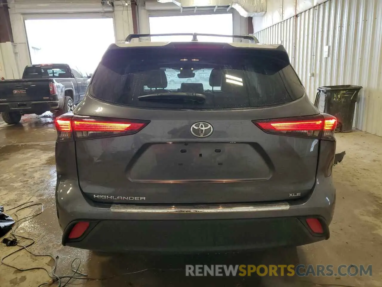 6 fotografías del automóvil dañado 5TDHZRAH2LS013609 TOYOTA HIGHLANDER 2020