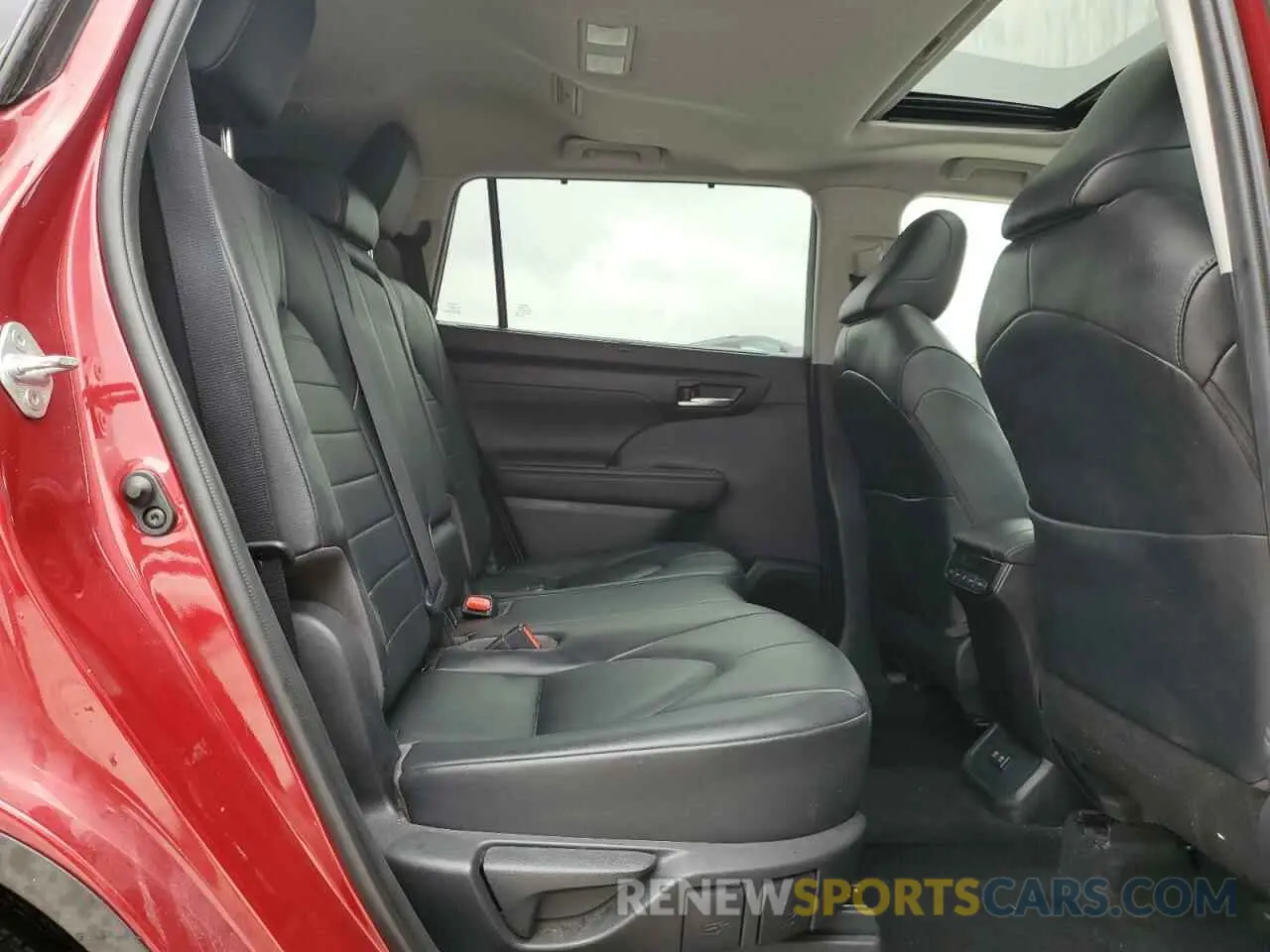 11 fotografías del automóvil dañado 5TDHZRAH5LS507561 TOYOTA HIGHLANDER 2020