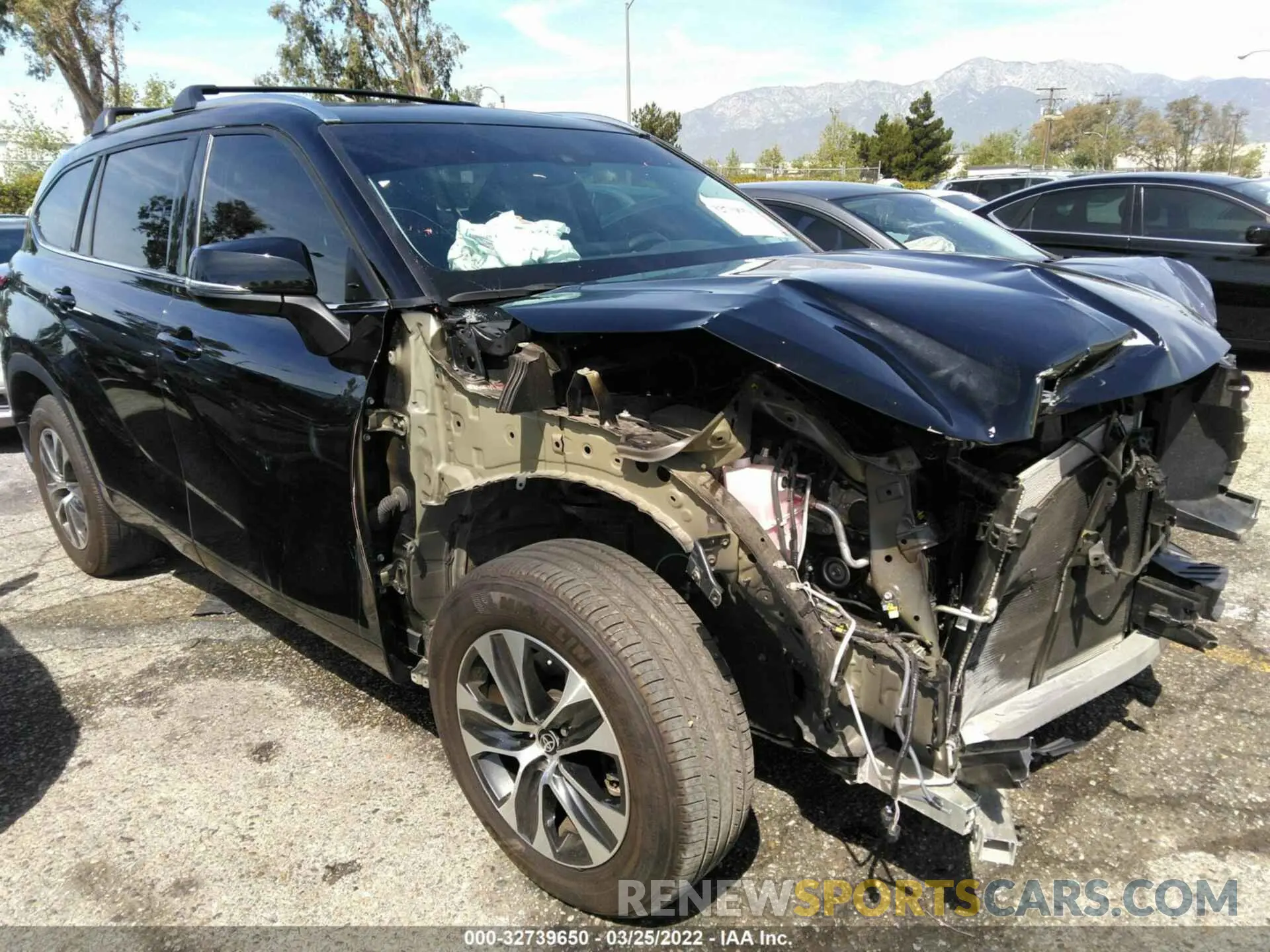 1 fotografías del automóvil dañado 5TDHZRAH6LS512168 TOYOTA HIGHLANDER 2020