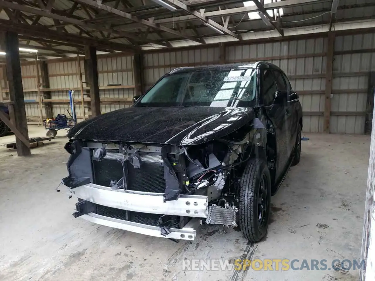2 fotografías del automóvil dañado 5TDHZRAH7LS016361 TOYOTA HIGHLANDER 2020