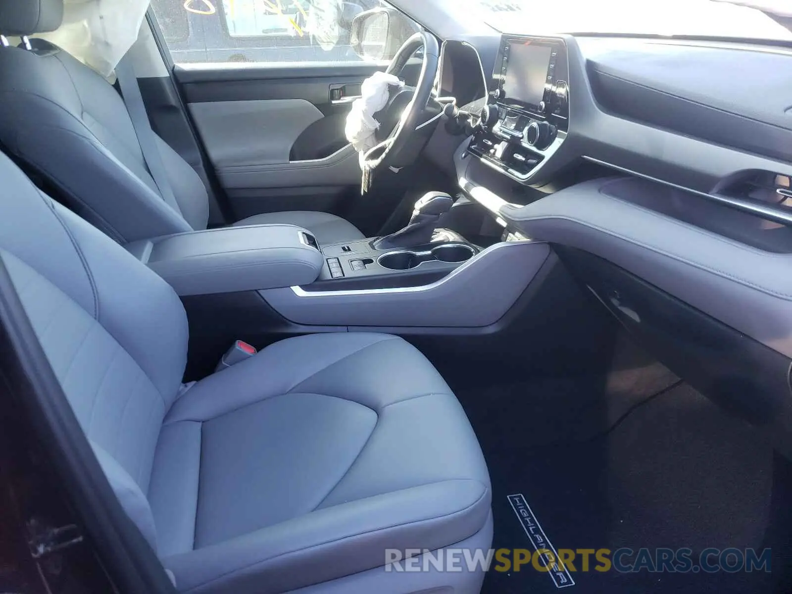 5 fotografías del automóvil dañado 5TDHZRAH8LS003697 TOYOTA HIGHLANDER 2020
