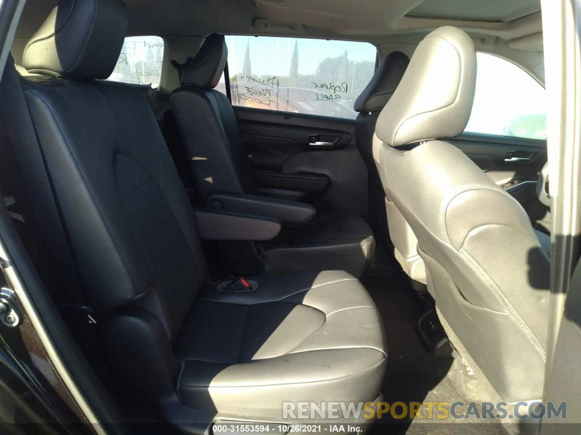 8 fotografías del automóvil dañado 5TDHZRAH8LS007653 TOYOTA HIGHLANDER 2020
