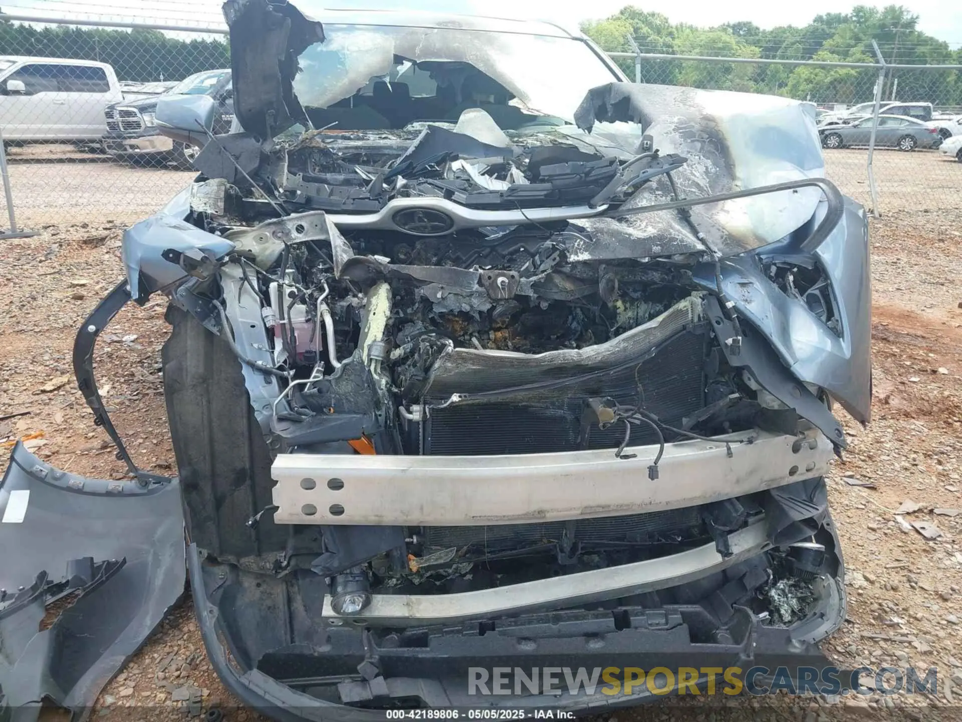 17 fotografías del automóvil dañado 5TDHZRAHXLS027905 TOYOTA HIGHLANDER 2020