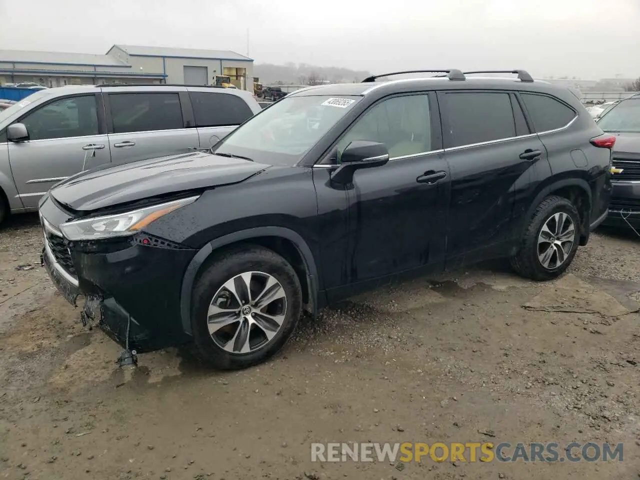 1 fotografías del automóvil dañado 5TDHZRBH0LS511869 TOYOTA HIGHLANDER 2020