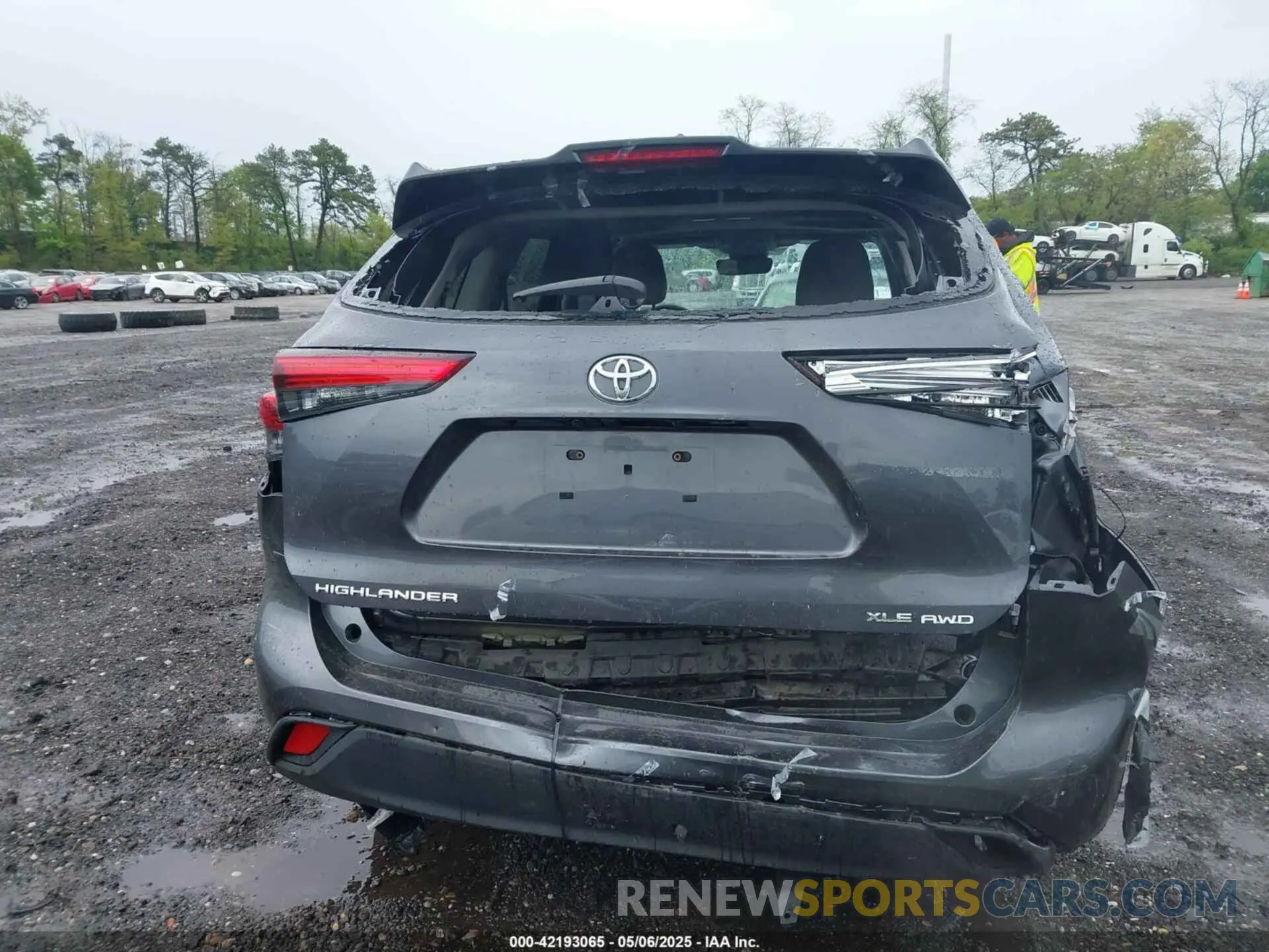 16 fotografías del automóvil dañado 5TDHZRBH1LS024941 TOYOTA HIGHLANDER 2020