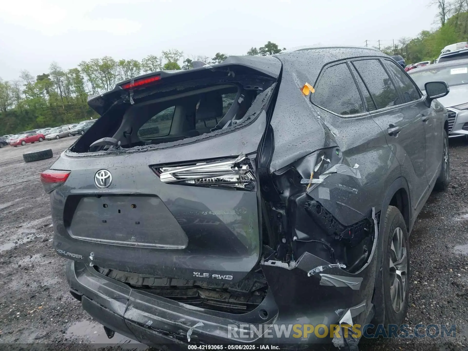 20 fotografías del automóvil dañado 5TDHZRBH1LS024941 TOYOTA HIGHLANDER 2020