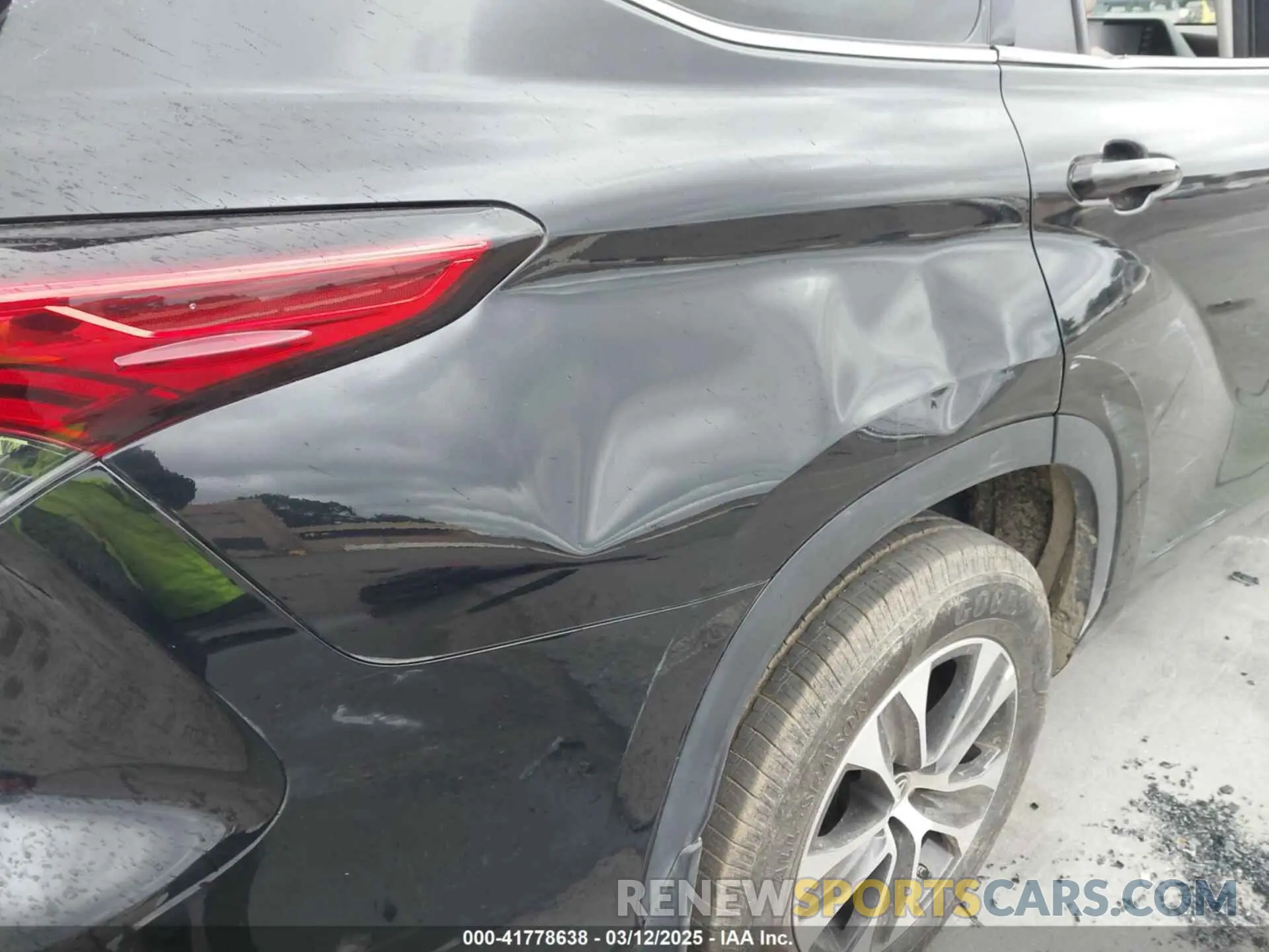 6 fotografías del automóvil dañado 5TDHZRBH1LS520094 TOYOTA HIGHLANDER 2020