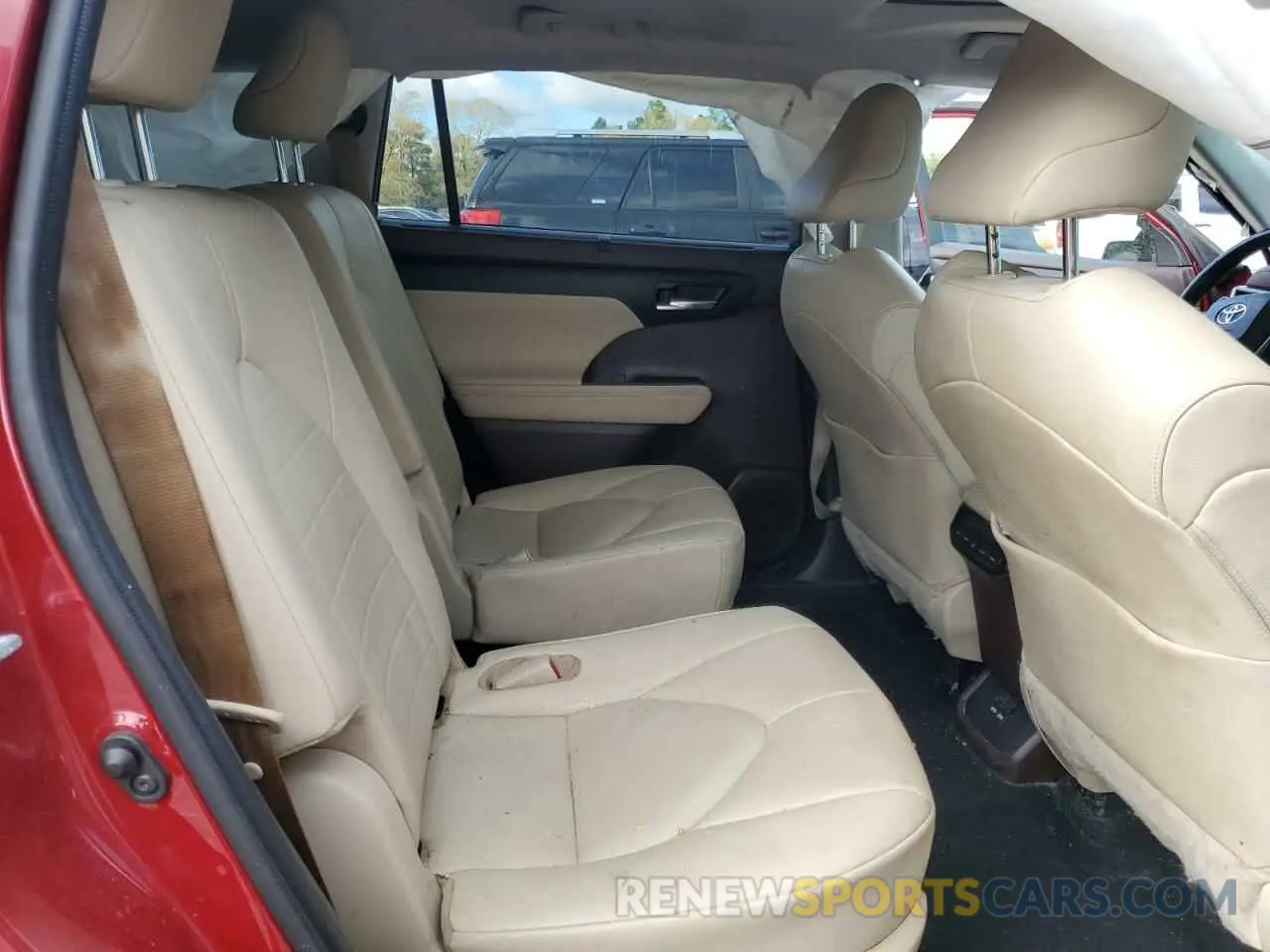 11 fotografías del automóvil dañado 5TDHZRBH2LS014340 TOYOTA HIGHLANDER 2020