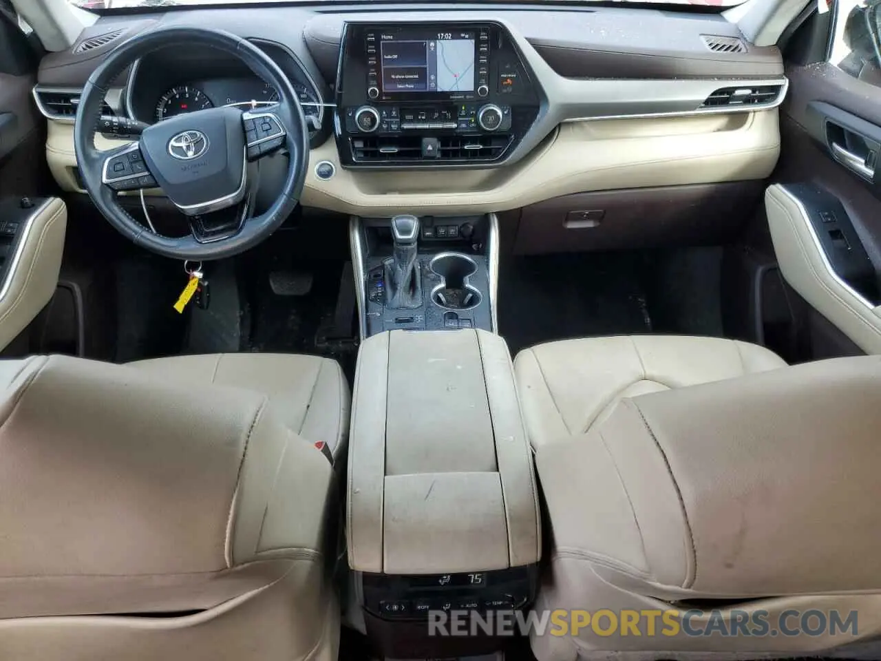 8 fotografías del automóvil dañado 5TDHZRBH2LS014340 TOYOTA HIGHLANDER 2020