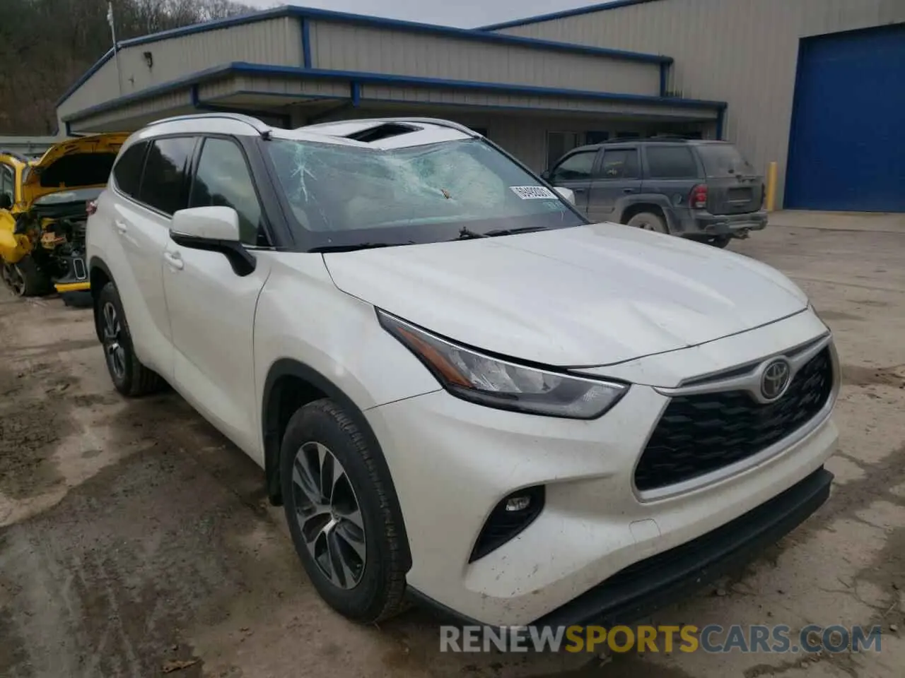 1 fotografías del automóvil dañado 5TDHZRBH2LS025970 TOYOTA HIGHLANDER 2020