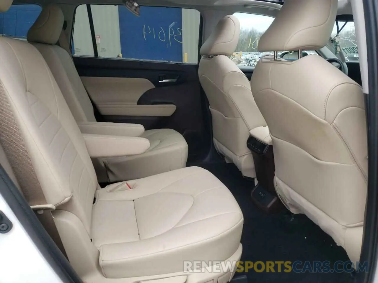 6 fotografías del automóvil dañado 5TDHZRBH2LS025970 TOYOTA HIGHLANDER 2020