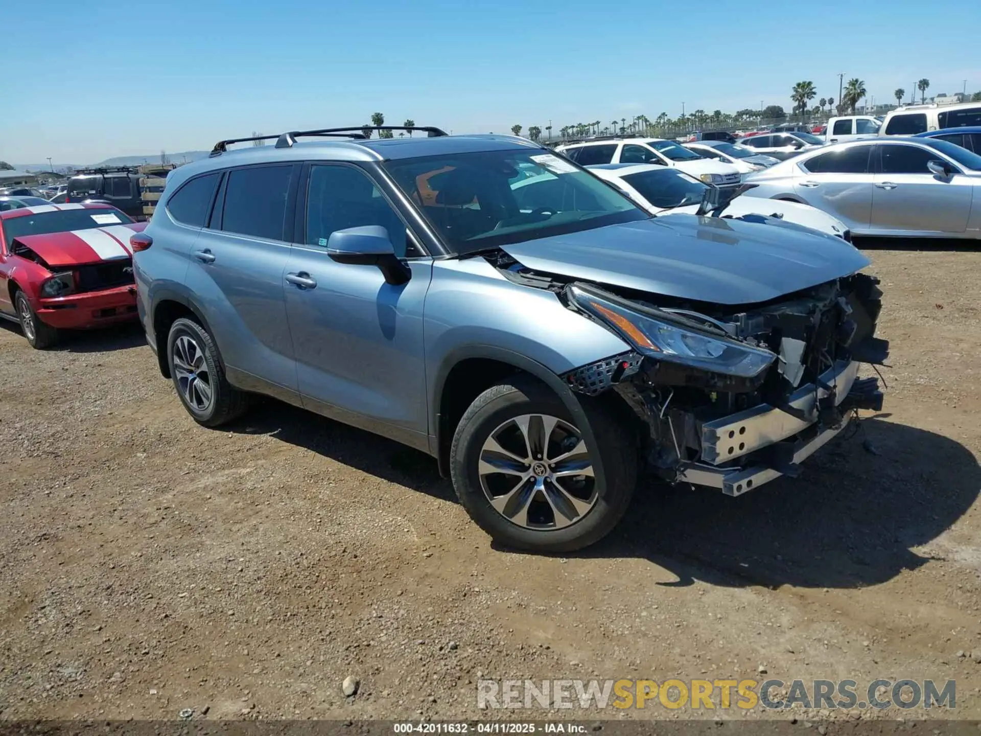 1 fotografías del automóvil dañado 5TDHZRBH3LS020065 TOYOTA HIGHLANDER 2020
