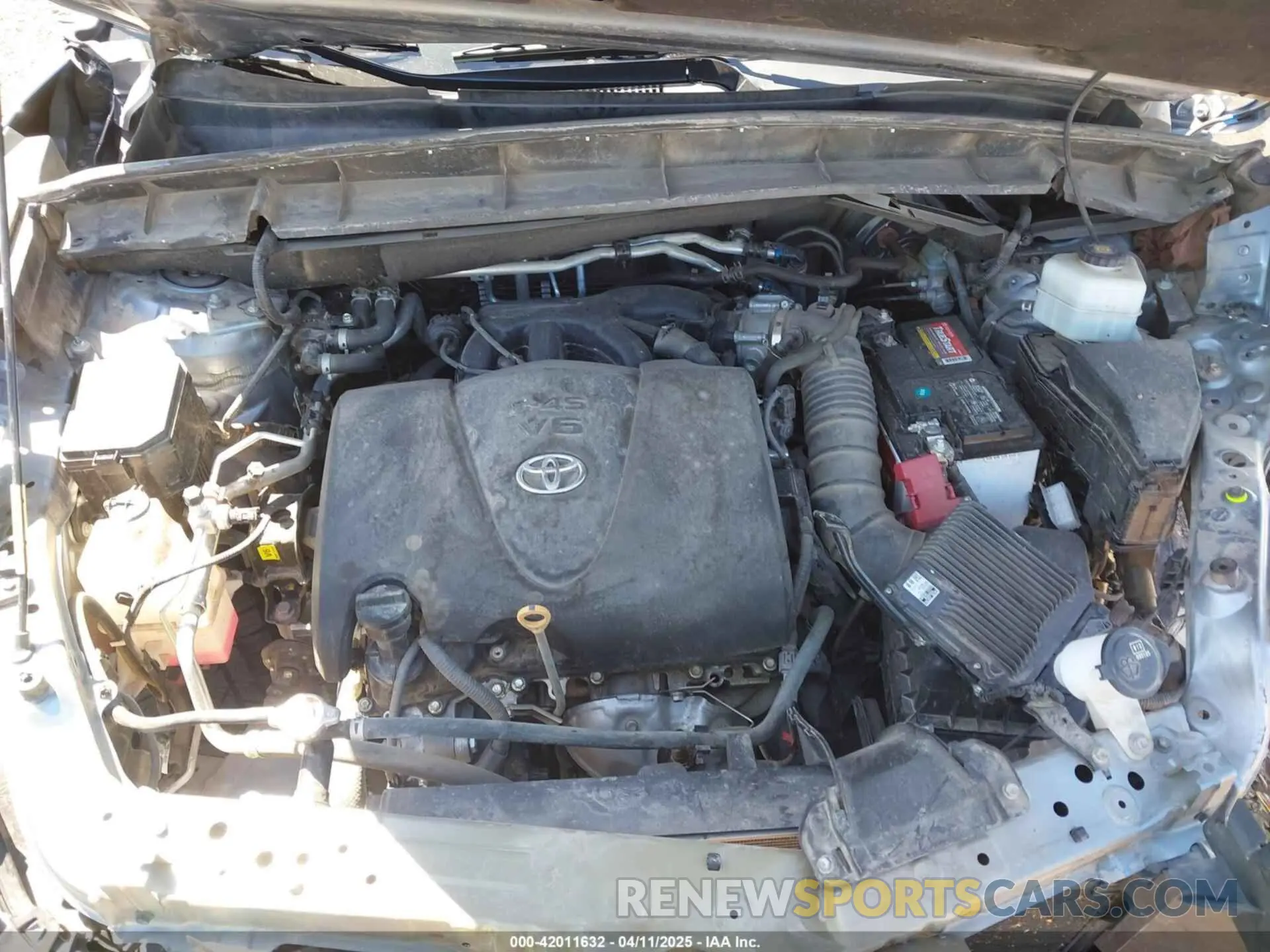 10 fotografías del automóvil dañado 5TDHZRBH3LS020065 TOYOTA HIGHLANDER 2020