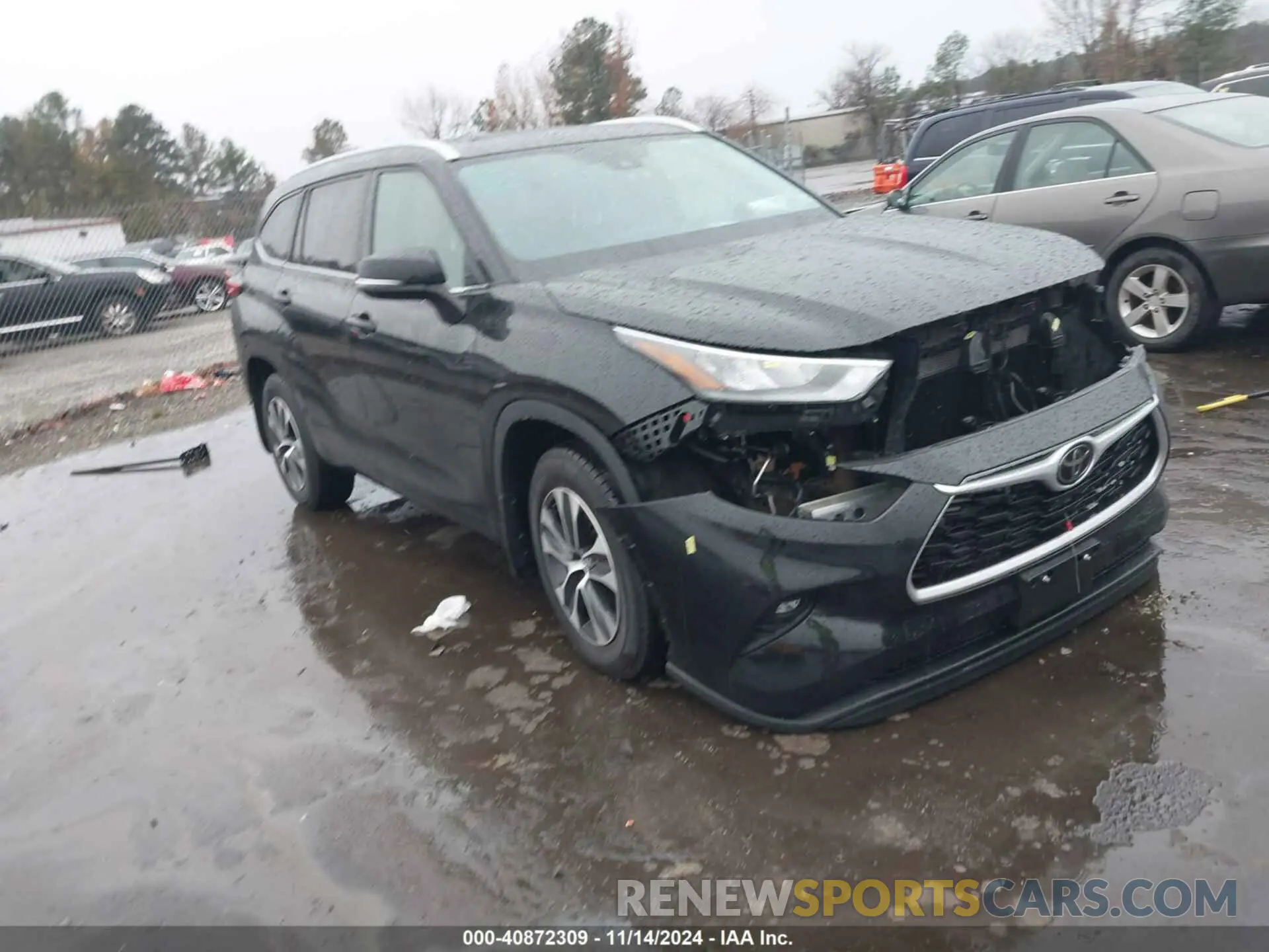 1 fotografías del automóvil dañado 5TDHZRBH4LS509560 TOYOTA HIGHLANDER 2020