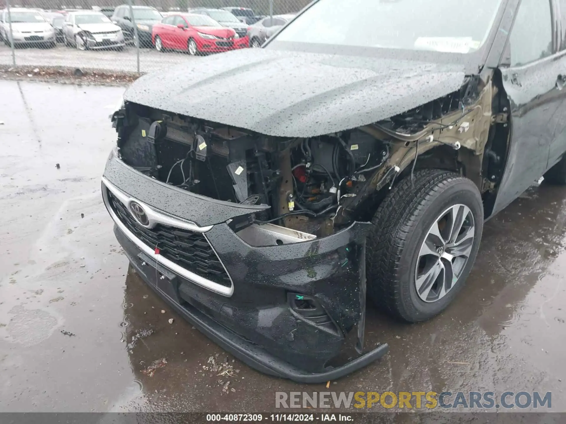 6 fotografías del automóvil dañado 5TDHZRBH4LS509560 TOYOTA HIGHLANDER 2020