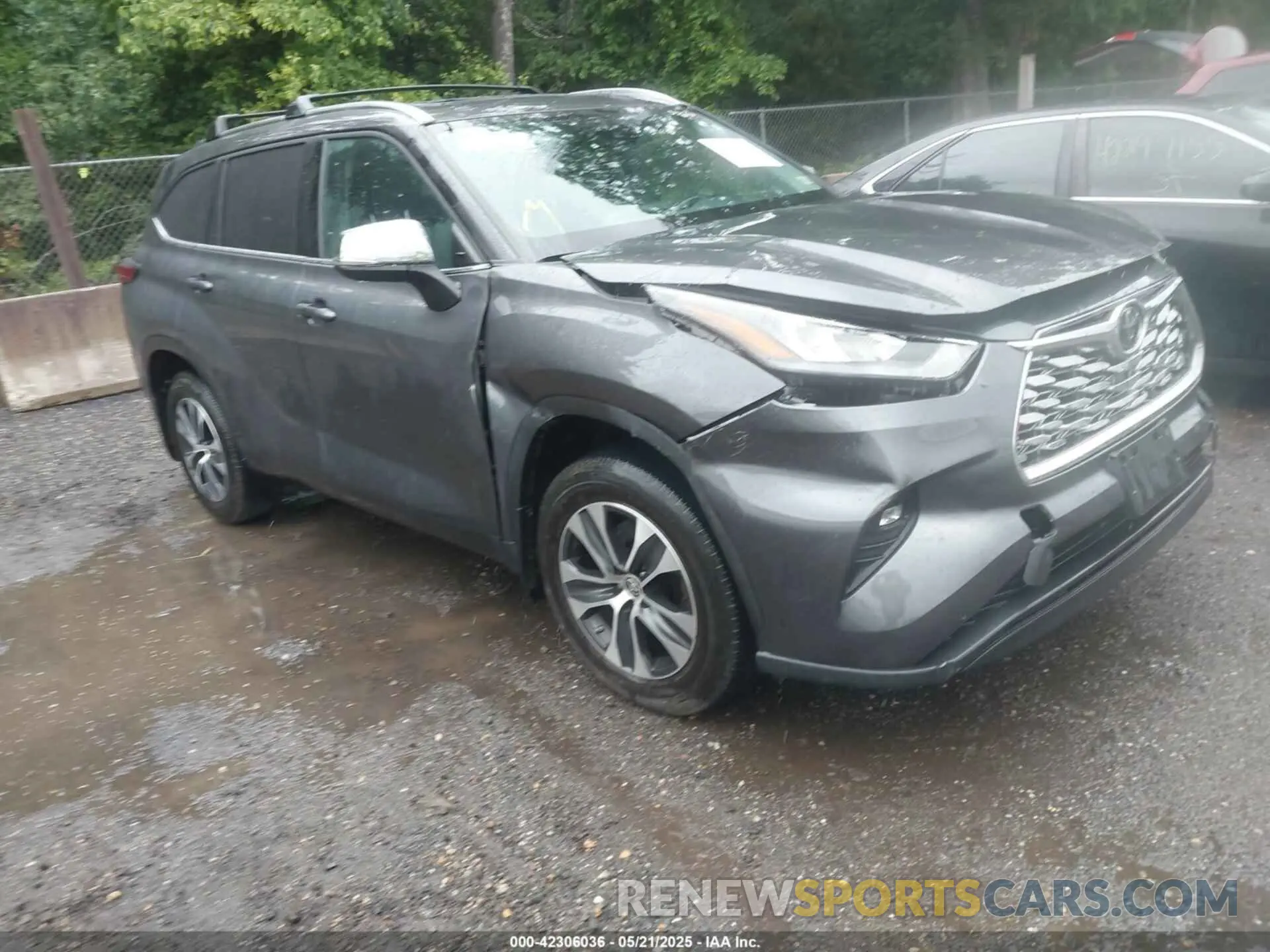 1 fotografías del automóvil dañado 5TDHZRBH5LS054069 TOYOTA HIGHLANDER 2020
