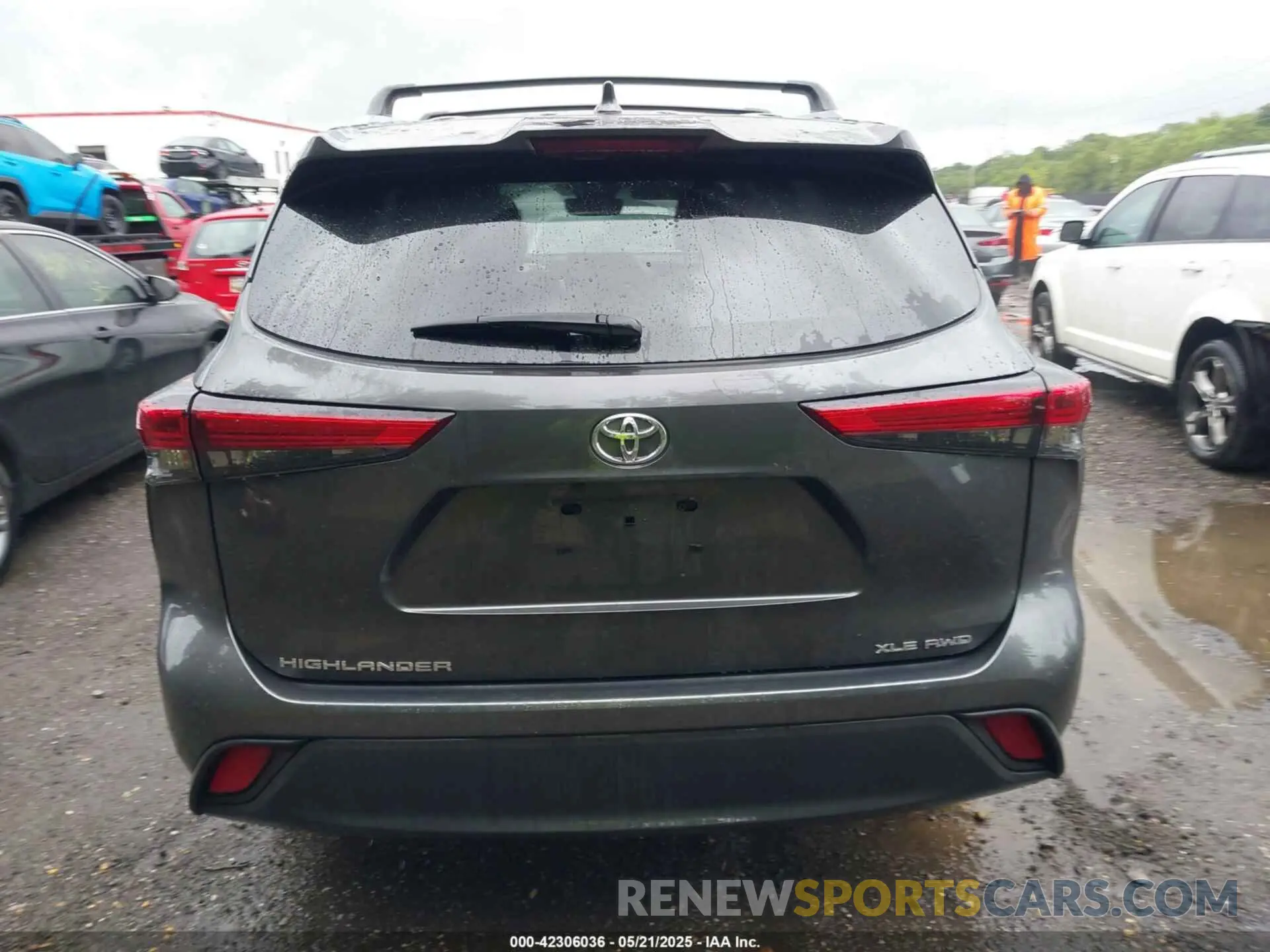 16 fotografías del automóvil dañado 5TDHZRBH5LS054069 TOYOTA HIGHLANDER 2020