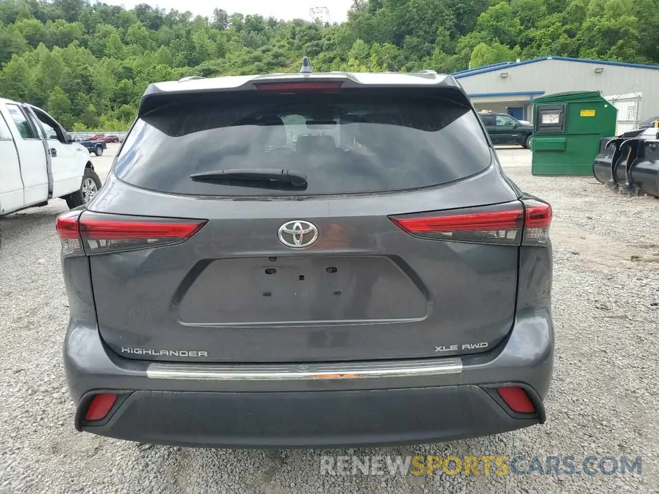 6 fotografías del automóvil dañado 5TDHZRBH6LS004698 TOYOTA HIGHLANDER 2020