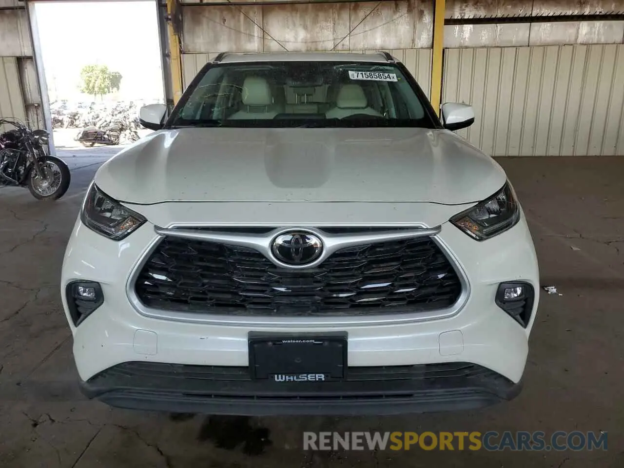 5 fotografías del automóvil dañado 5TDHZRBH6LS517188 TOYOTA HIGHLANDER 2020