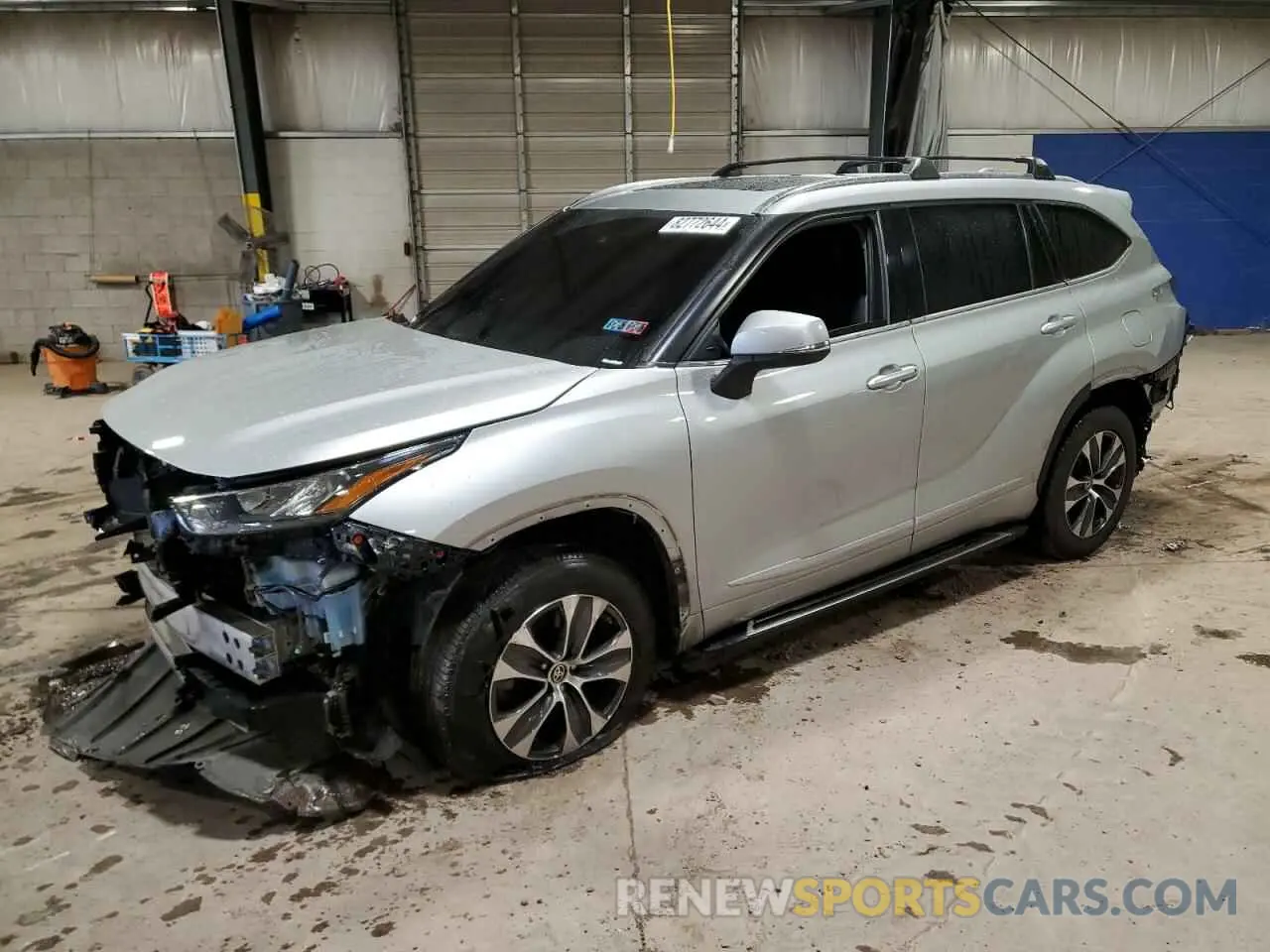 1 fotografías del automóvil dañado 5TDHZRBH8LS517595 TOYOTA HIGHLANDER 2020