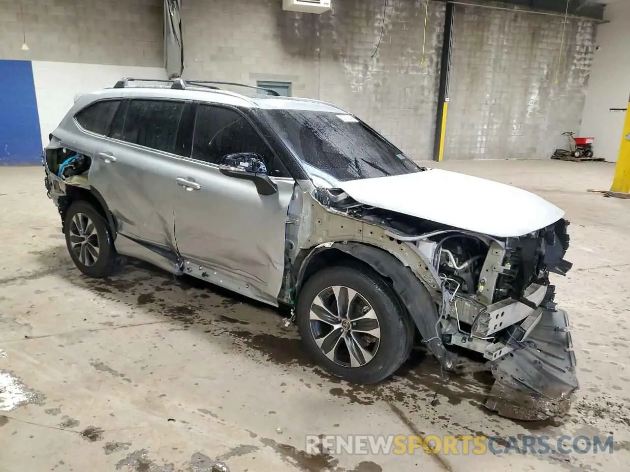 4 fotografías del automóvil dañado 5TDHZRBH8LS517595 TOYOTA HIGHLANDER 2020