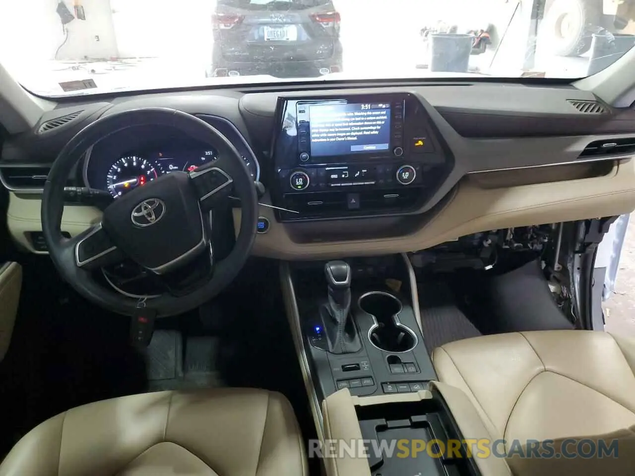 8 fotografías del automóvil dañado 5TDHZRBH9LS037419 TOYOTA HIGHLANDER 2020