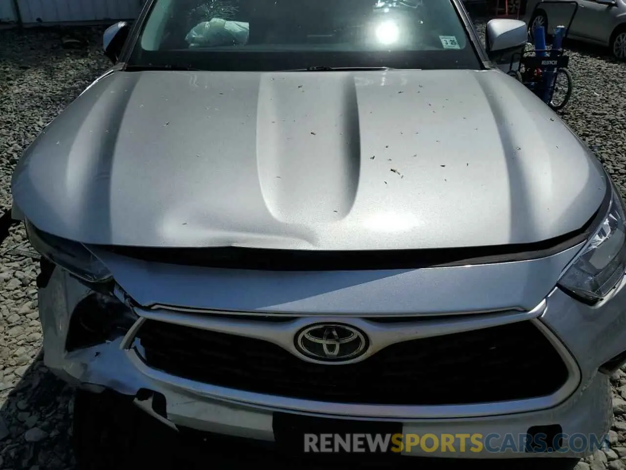 12 fotografías del automóvil dañado 5TDHZRBH9LS506413 TOYOTA HIGHLANDER 2020