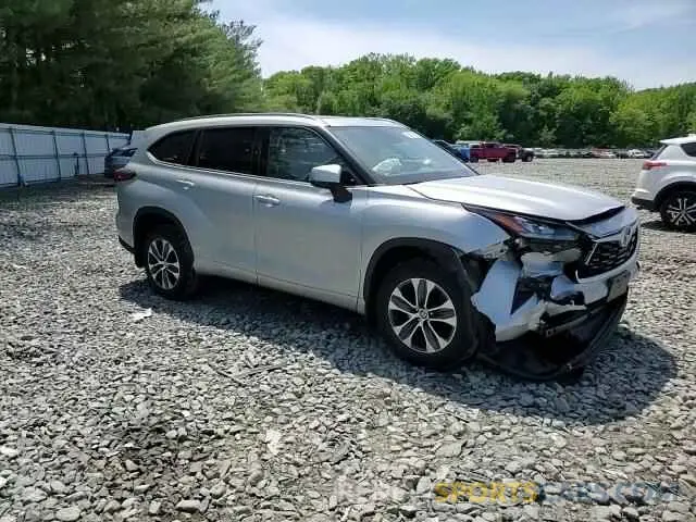 14 fotografías del automóvil dañado 5TDHZRBH9LS506413 TOYOTA HIGHLANDER 2020