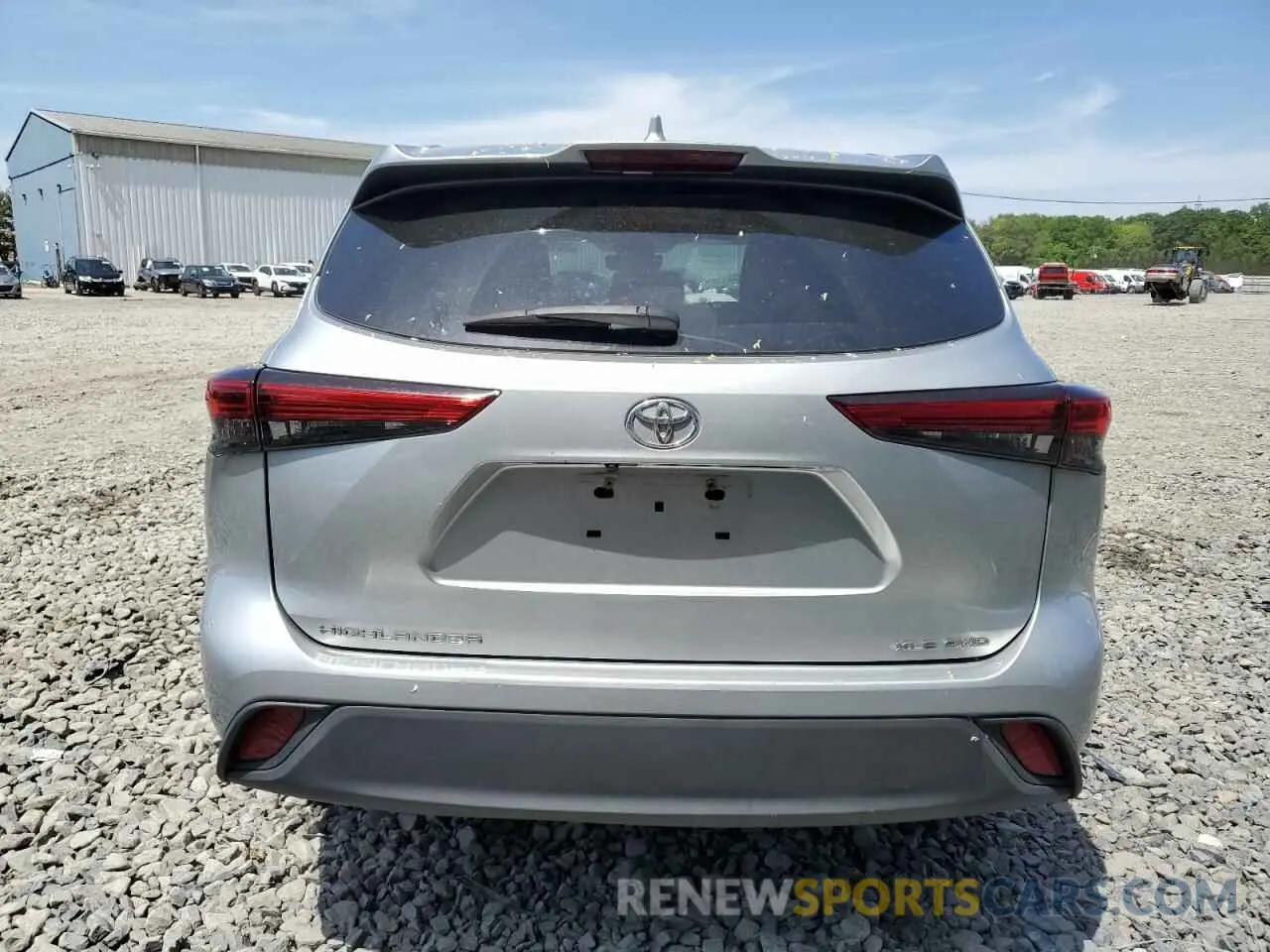 6 fotografías del automóvil dañado 5TDHZRBH9LS506413 TOYOTA HIGHLANDER 2020