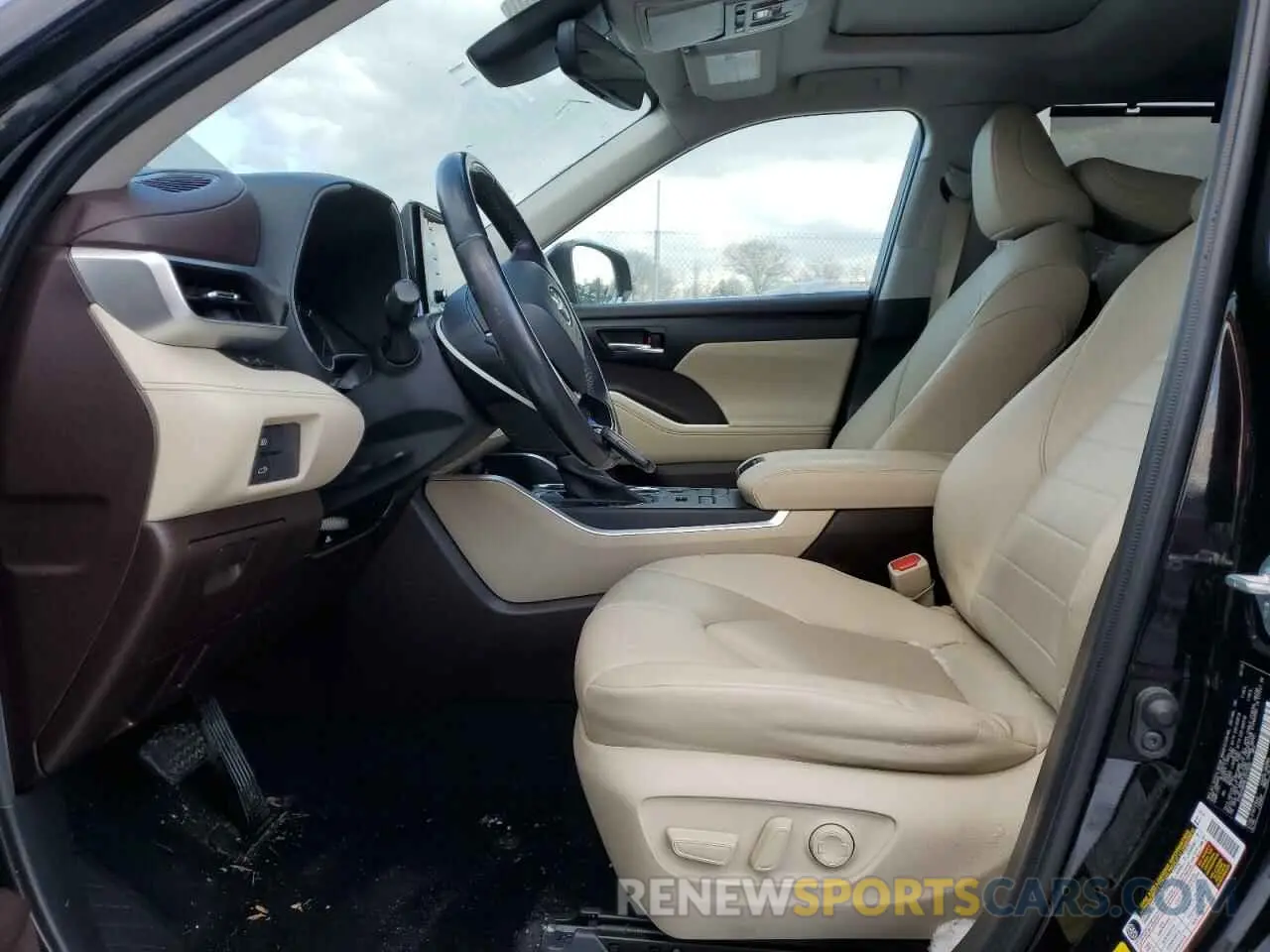 7 fotografías del automóvil dañado 5TDHZRBH9LS513930 TOYOTA HIGHLANDER 2020
