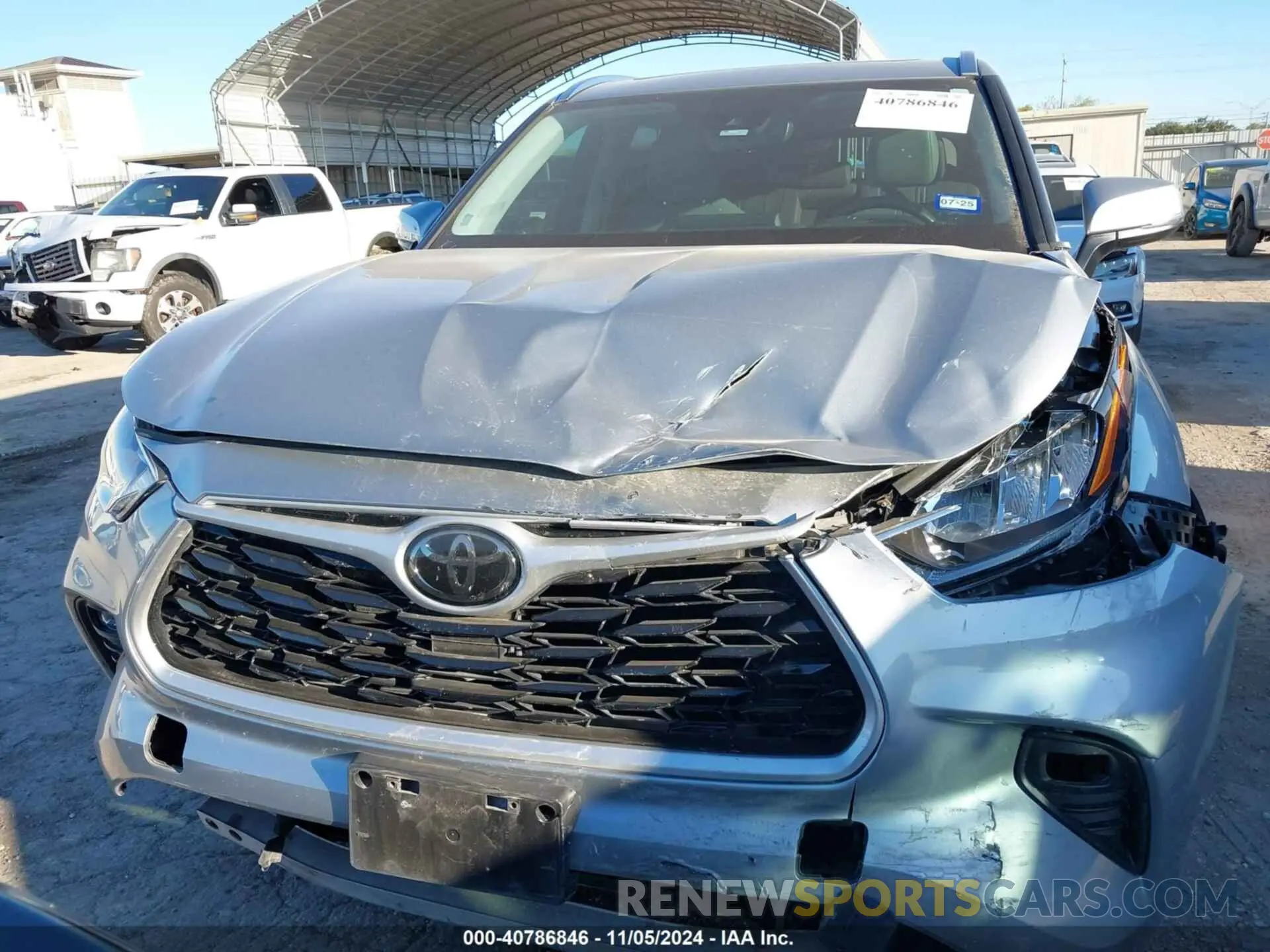 12 fotografías del automóvil dañado 5TDHZRBHXLS038885 TOYOTA HIGHLANDER 2020