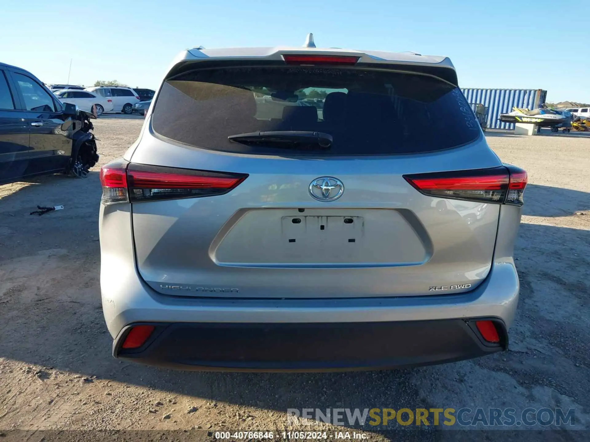 16 fotografías del automóvil dañado 5TDHZRBHXLS038885 TOYOTA HIGHLANDER 2020