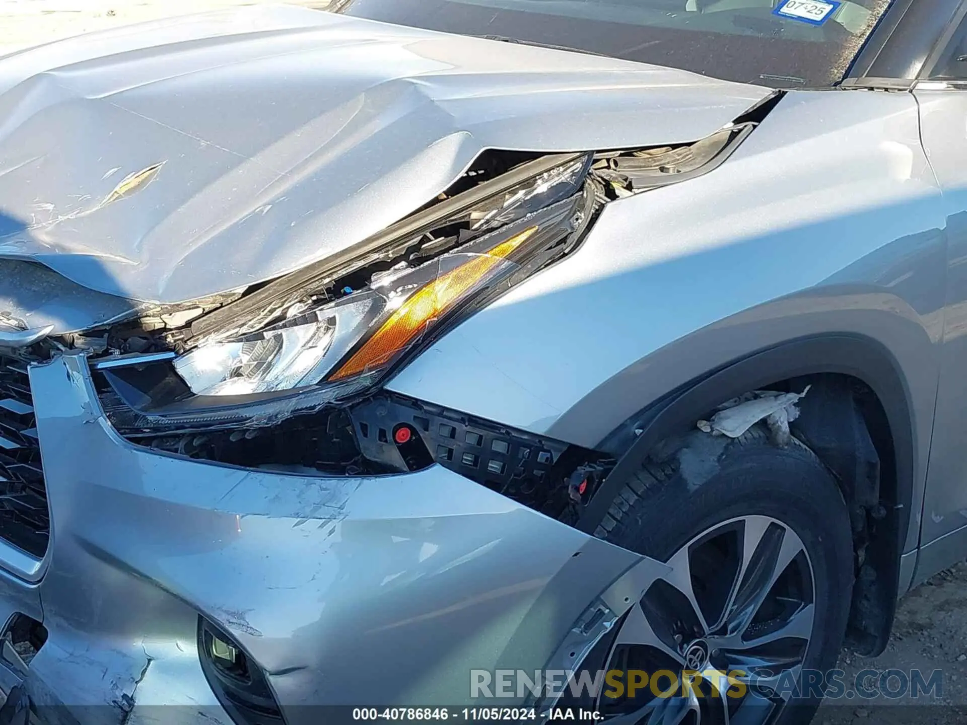 6 fotografías del automóvil dañado 5TDHZRBHXLS038885 TOYOTA HIGHLANDER 2020