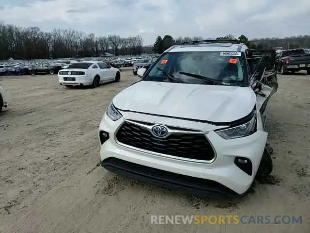 12 fotografías del automóvil dañado 5TDYARAH2LS001953 TOYOTA HIGHLANDER 2020