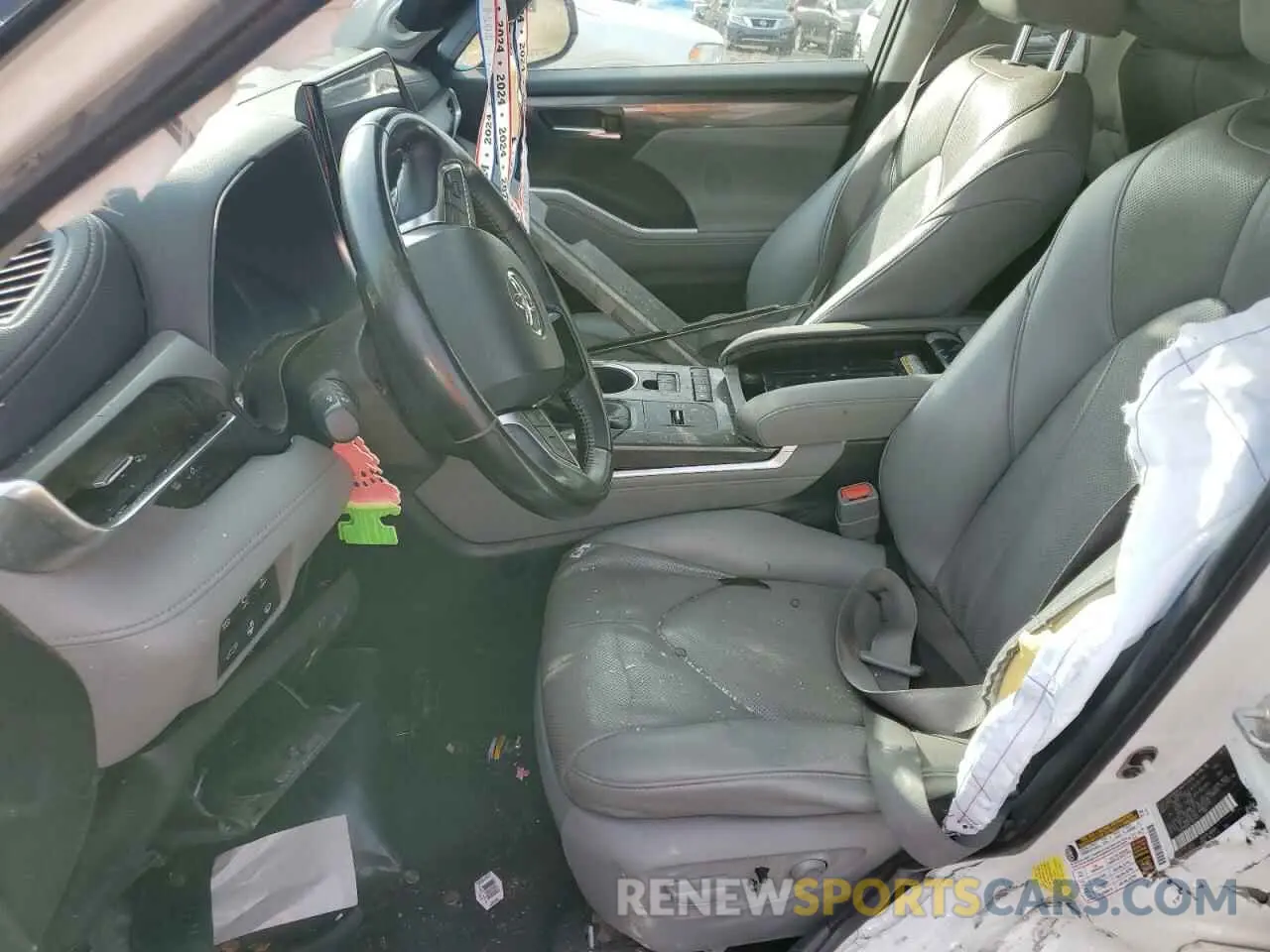 7 fotografías del automóvil dañado 5TDYARAH2LS001953 TOYOTA HIGHLANDER 2020
