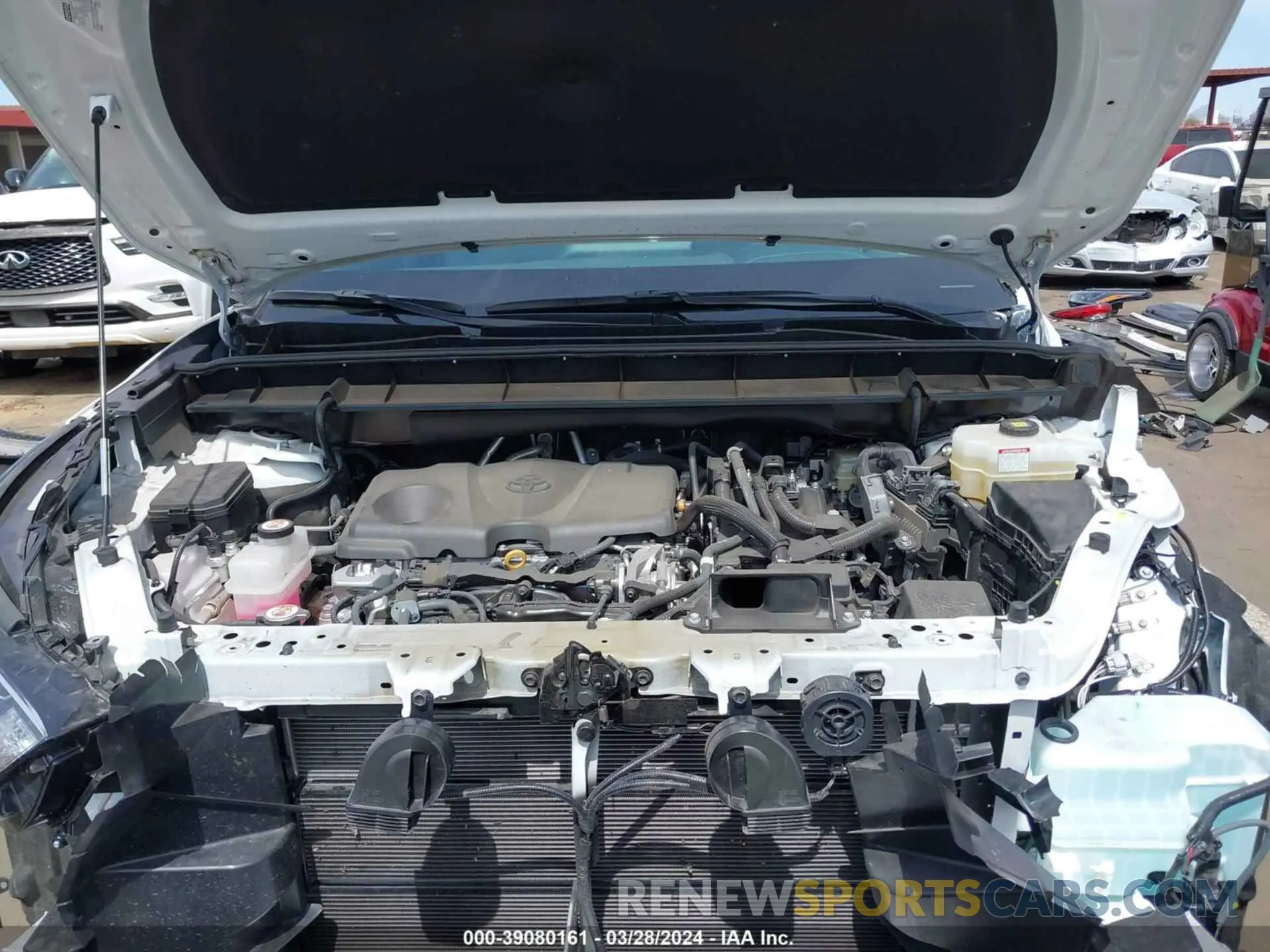10 fotografías del automóvil dañado 5TDYARAH9LS002212 TOYOTA HIGHLANDER 2020