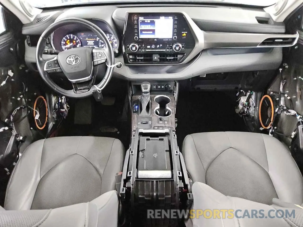 8 fotografías del automóvil dañado 5TDYZRAH0LS030926 TOYOTA HIGHLANDER 2020