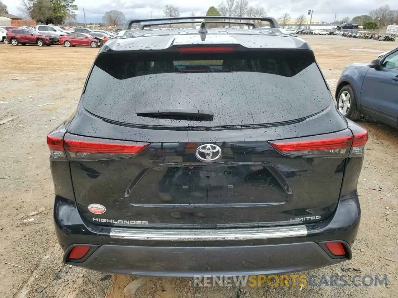 6 fotografías del automóvil dañado 5TDYZRAH3LS011187 TOYOTA HIGHLANDER 2020