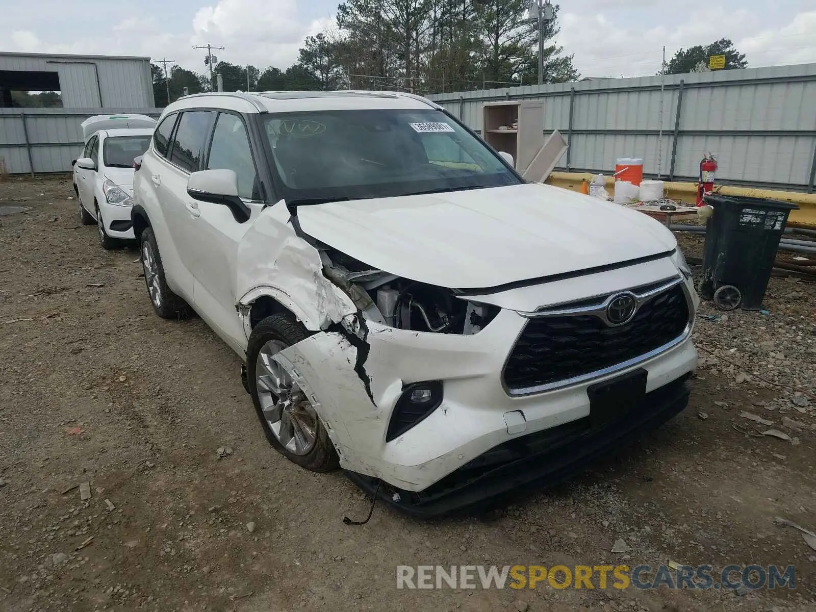 1 fotografías del automóvil dañado 5TDYZRAH4LS005673 TOYOTA HIGHLANDER 2020
