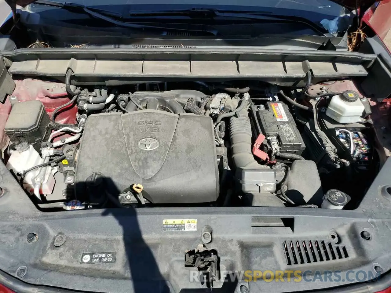 12 fotografías del automóvil dañado 5TDYZRAH8LS019866 TOYOTA HIGHLANDER 2020