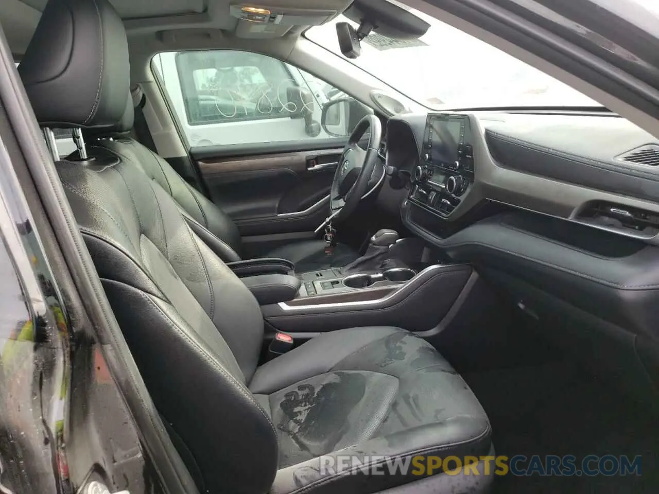 5 fotografías del automóvil dañado 5TDYZRAH8LS025098 TOYOTA HIGHLANDER 2020