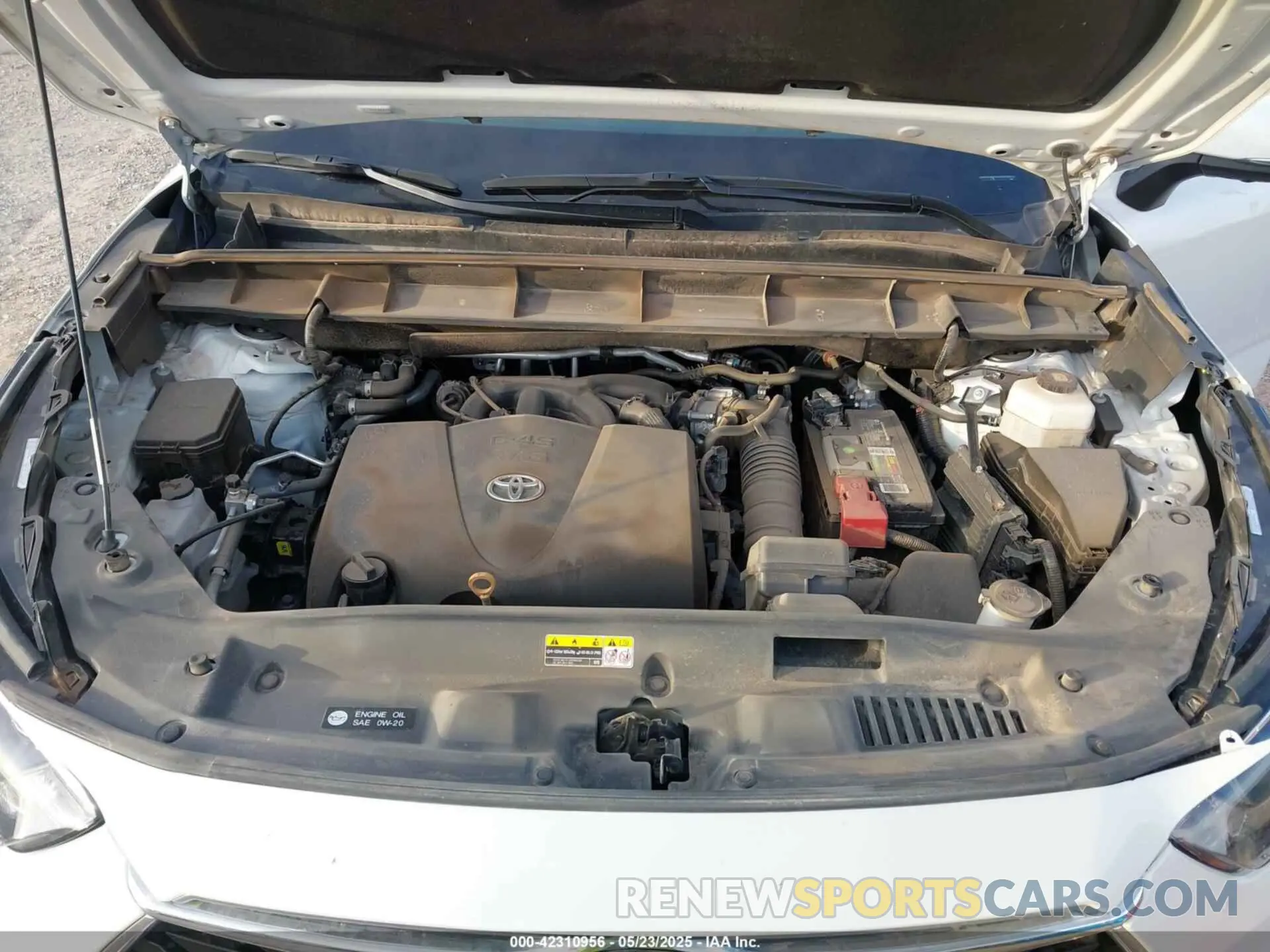 10 fotografías del automóvil dañado 5TDYZRAH9LS029483 TOYOTA HIGHLANDER 2020