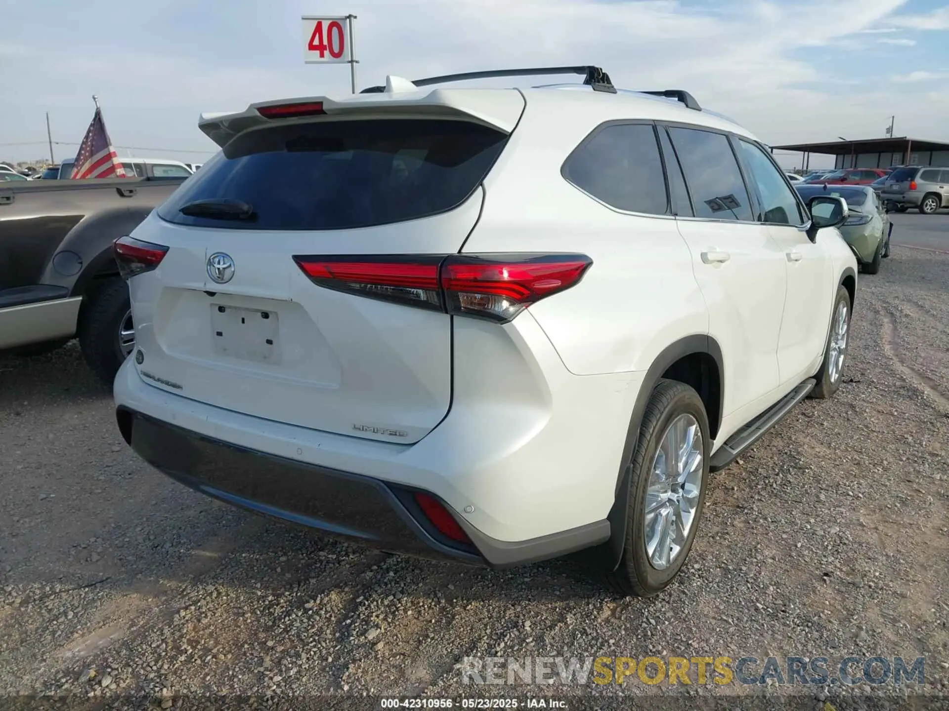 4 fotografías del automóvil dañado 5TDYZRAH9LS029483 TOYOTA HIGHLANDER 2020