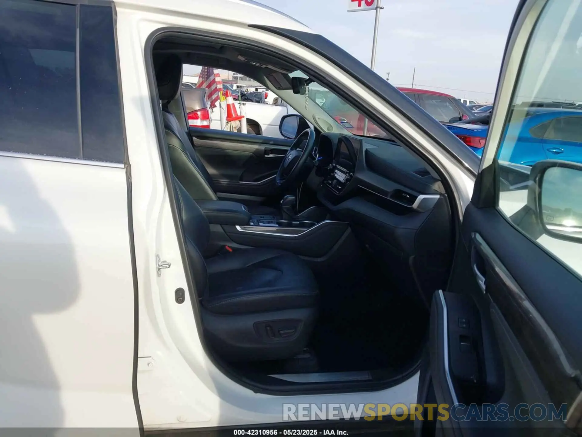5 fotografías del automóvil dañado 5TDYZRAH9LS029483 TOYOTA HIGHLANDER 2020