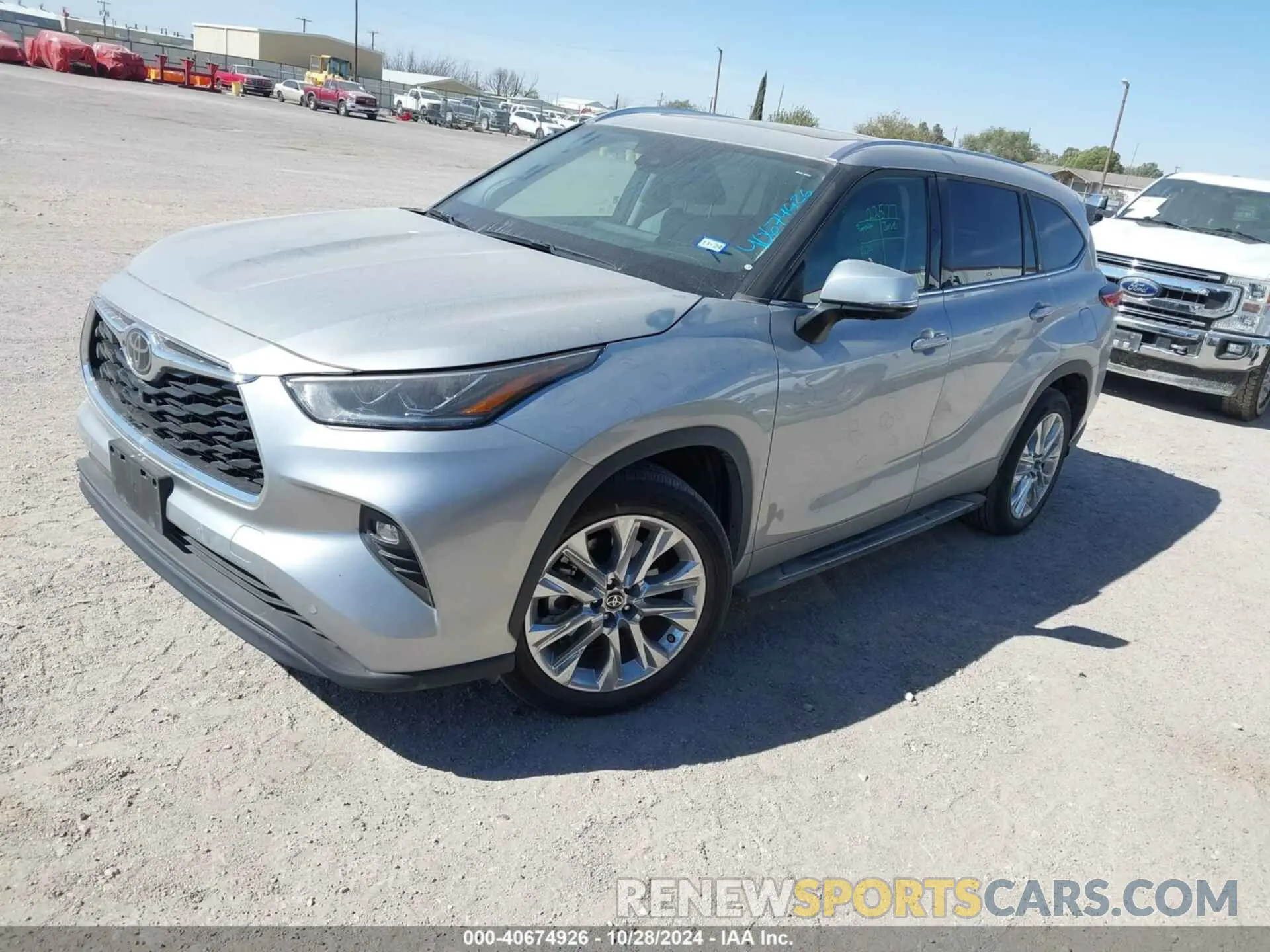 2 fotografías del automóvil dañado 5TDYZRAH9LS031136 TOYOTA HIGHLANDER 2020
