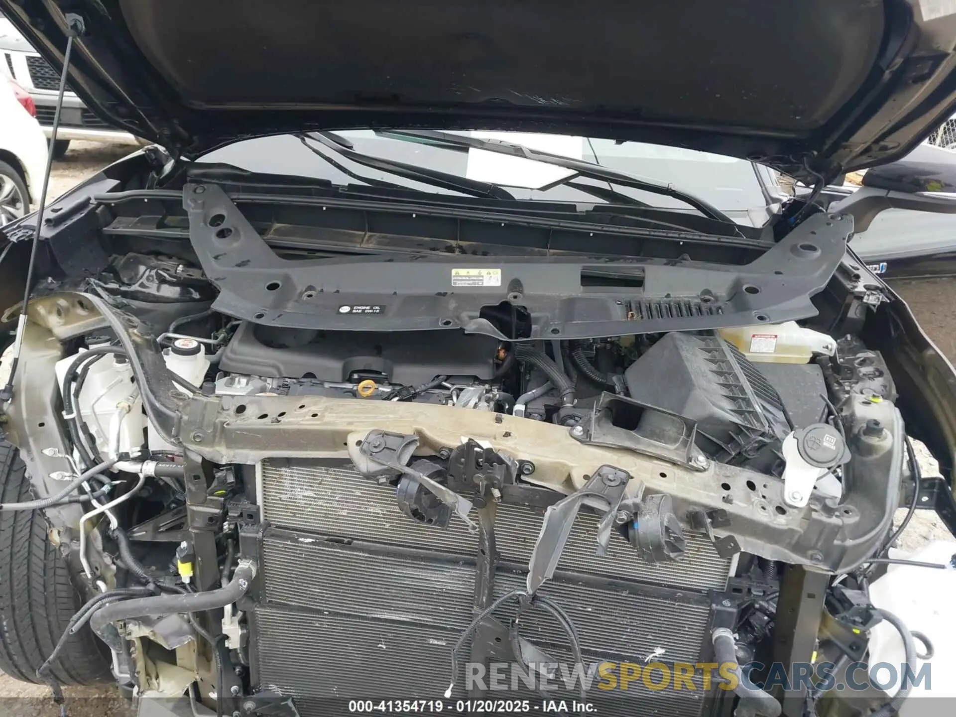 10 fotografías del automóvil dañado 5TDZARAH7LS002438 TOYOTA HIGHLANDER 2020