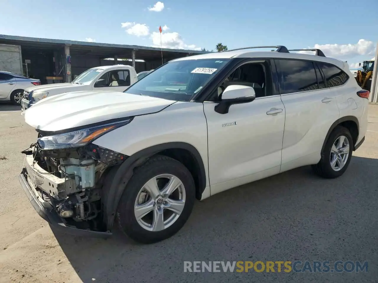1 fotografías del automóvil dañado 5TDZARAH9LS501936 TOYOTA HIGHLANDER 2020