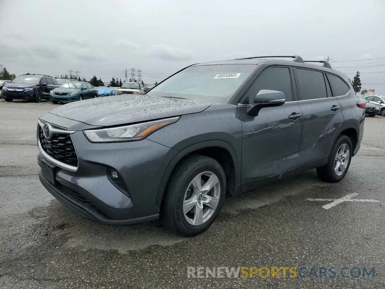 1 fotografías del automóvil dañado 5TDZZRAH1LS012259 TOYOTA HIGHLANDER 2020