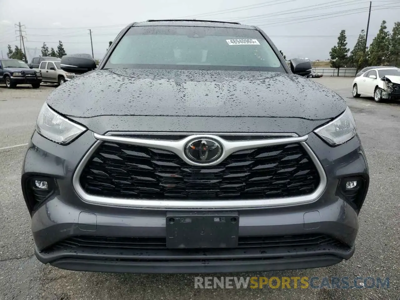 5 fotografías del automóvil dañado 5TDZZRAH1LS012259 TOYOTA HIGHLANDER 2020